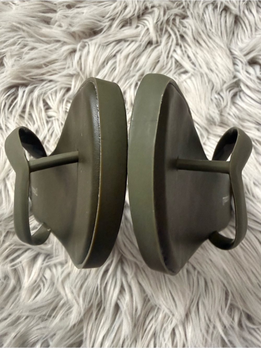 JEFFREY CAMPBELL Lollipop Kitten Heel Sandal in Khaki Matte Size 7 - Picture 7 of 10